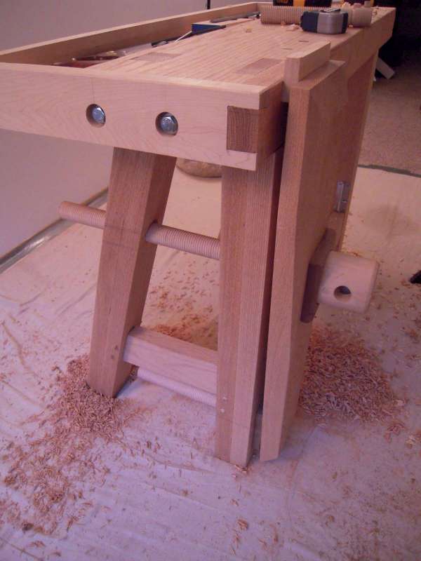 Work Bench Build #6: Tool Well and Leg Vise - by Mosquito @ LumberJocks ...